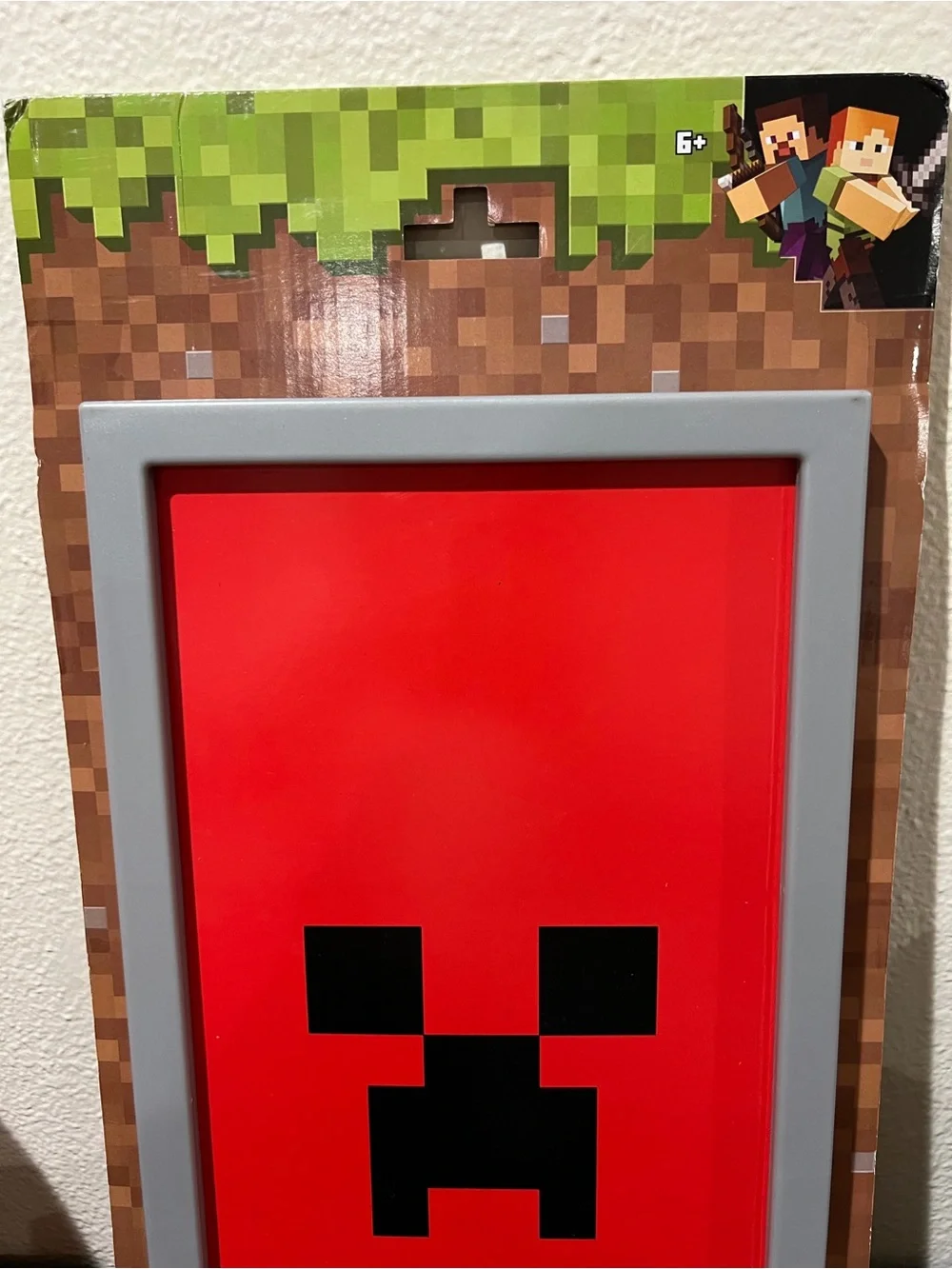 Minecraft Red Creeper Shield